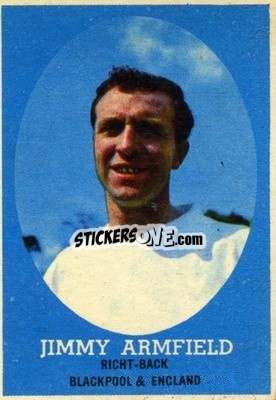 Sticker Jimmy Armfield - Footballers 1962-1963
 n. 67 - A&BC