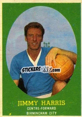 Sticker Jimmy Harris - Footballers 1962-1963
 n. 3 - A&BC