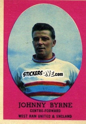 Cromo Johnny Byrne