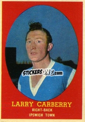 Sticker Larry Carberry - Footballers 1962-1963
 n. 22 - A&BC