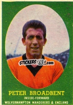 Sticker Peter Broadbent - Footballers 1962-1963
 n. 61 - A&BC