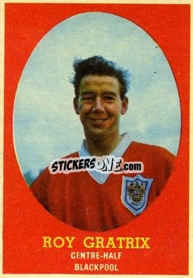 Sticker Roy Gratrix - Footballers 1962-1963
 n. 37 - A&BC