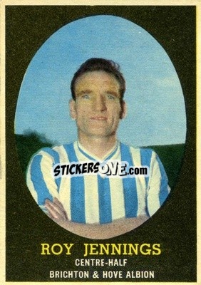 Sticker Roy Jennings - Footballers 1962-1963
 n. 29 - A&BC
