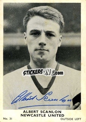 Sticker Albert Scanlon - Footballers 1961-1962
 - A&BC