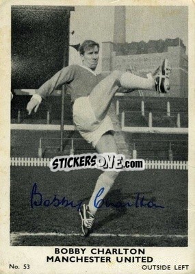 Sticker Bobby Charlton - Footballers 1961-1962
 n. 53 - A&BC