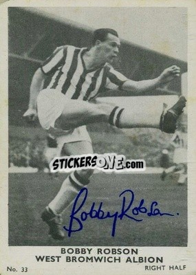 Cromo Bobby Robson - Footballers 1961-1962
 - A&BC