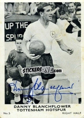 Sticker Danny Blanchflower - Footballers 1961-1962
 n. 5 - A&BC
