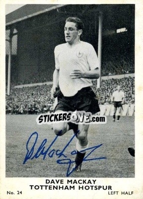 Sticker Dave Mackay - Footballers 1961-1962
 n. 24 - A&BC