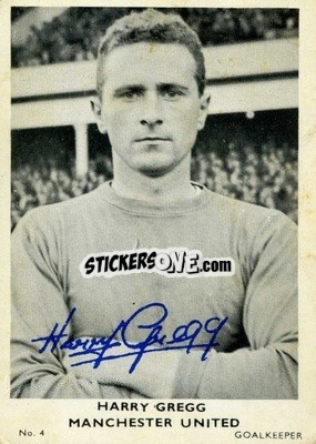 Cromo Harry Gregg - Footballers 1961-1962
 - A&BC