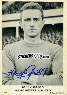 Figurina Harry Gregg - Footballers 1961-1962
 n. 4 - A&BC