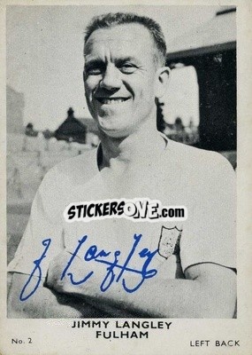 Sticker Jim Langley - Footballers 1961-1962
 n. 2 - A&BC