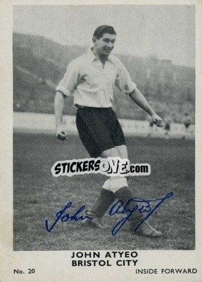 Sticker John Atyeo - Footballers 1961-1962
 - A&BC