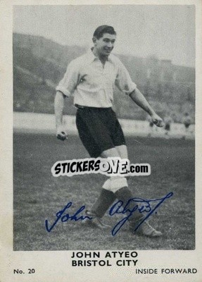 Cromo John Atyeo - Footballers 1961-1962
 n. 20 - A&BC