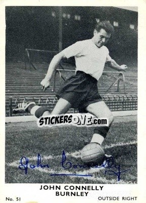 Sticker John Connelly - Footballers 1961-1962
 n. 51 - A&BC