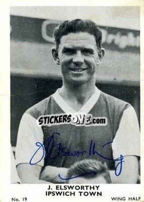 Sticker John Elsworthy - Footballers 1961-1962
 n. 19 - A&BC