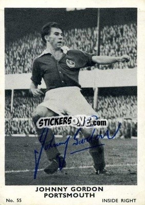 Sticker Johnny Gordon - Footballers 1961-1962
 - A&BC