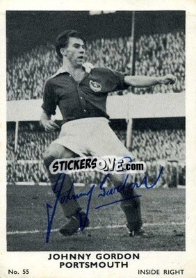 Sticker Johnny Gordon - Footballers 1961-1962
 n. 55 - A&BC