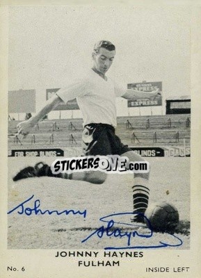 Sticker Johnny Haynes - Footballers 1961-1962
 - A&BC