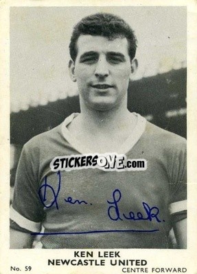 Sticker Ken Leek - Footballers 1961-1962
 n. 59 - A&BC