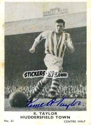 Sticker Ken Taylor - Footballers 1961-1962
 n. 61 - A&BC