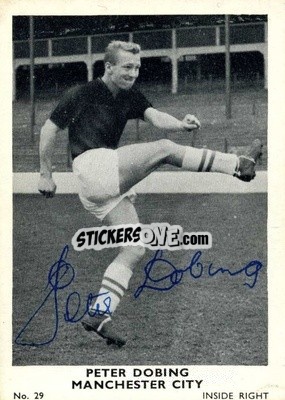 Sticker Peter Dobing - Footballers 1961-1962
 n. 29 - A&BC