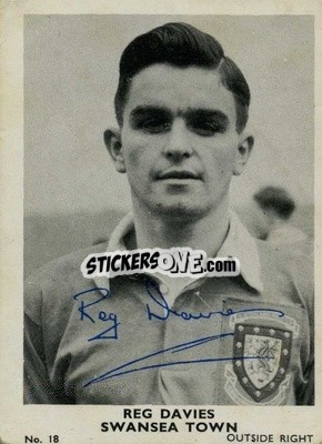 Cromo Reg Davies - Footballers 1961-1962
 n. 18 - A&BC