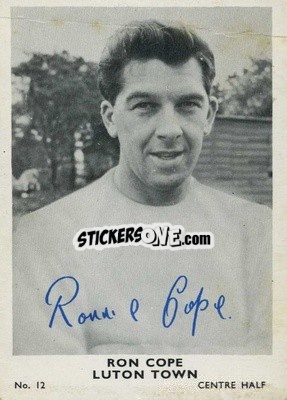 Sticker Ron Cope - Footballers 1961-1962
 - A&BC