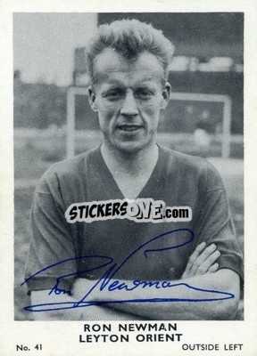 Sticker Ron Newman - Footballers 1961-1962
 - A&BC