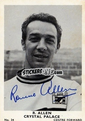 Sticker Ronnie Allen - Footballers 1961-1962
 - A&BC