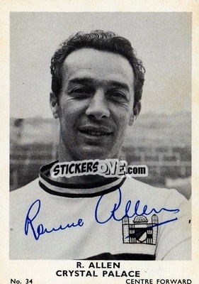 Cromo Ronnie Allen - Footballers 1961-1962
 n. 34 - A&BC
