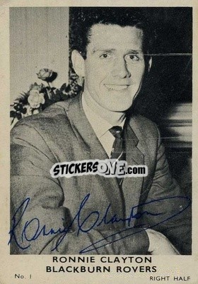 Sticker Ronnie Clayton - Footballers 1961-1962
 n. 1 - A&BC