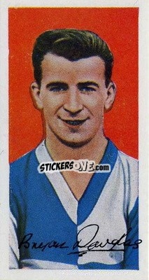 Sticker Bryan Douglas - Famous Footballers (A10) 1962
 n. 41 - Barratt & Co.
