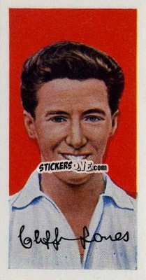 Sticker Cliff Jones - Famous Footballers (A10) 1962
 - Barratt & Co.
