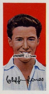 Cromo Cliff Jones - Famous Footballers (A10) 1962
 n. 38 - Barratt & Co.
