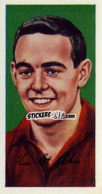 Sticker Ian St John - Famous Footballers (A10) 1962
 - Barratt & Co.
