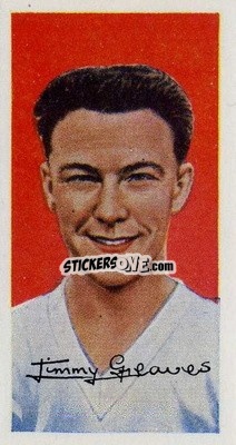 Sticker Jimmy Greaves - Famous Footballers (A10) 1962
 n. 34 - Barratt & Co.
