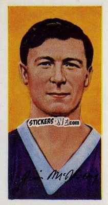 Sticker Jimmy McIlroy - Famous Footballers (A10) 1962
 - Barratt & Co.
