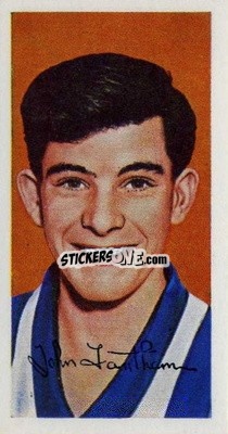 Sticker John Fantham - Famous Footballers (A10) 1962
 n. 18 - Barratt & Co.
