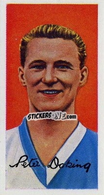 Sticker Peter Dobing - Famous Footballers (A10) 1962
 n. 21 - Barratt & Co.
