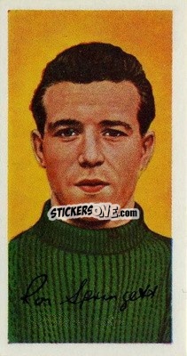 Sticker Ron Springett - Famous Footballers (A10) 1962
 - Barratt & Co.
