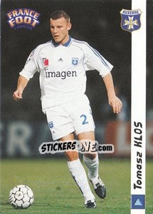 Cromo Tomasz Klos - France Foot 1998-1999 - Ds