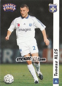 Sticker Tomasz Klos - France Foot 1998-1999 n. 2 - Ds