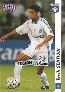Sticker Tarik Sektioui - France Foot 1998-1999 - Ds
