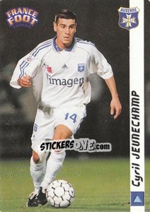 Sticker Cyril Jeunechamp - France Foot 1998-1999 n. 9 - Ds