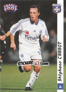 Figurina Stephane Carnot - France Foot 1998-1999 n. 10 - Ds