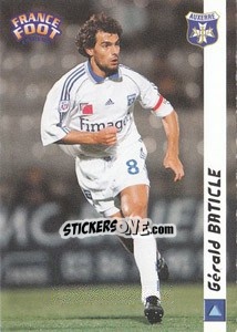 Figurina Gerald Baticle - France Foot 1998-1999 n. 13 - Ds