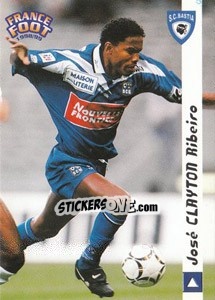 Cromo Jose Clayton Ribeiro - France Foot 1998-1999 - Ds