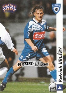 Sticker Patrick Valery - France Foot 1998-1999 - Ds