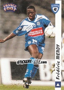 Sticker Frederic Mendy - France Foot 1998-1999 - Ds