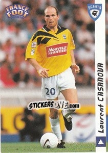 Sticker Laurent Casanova - France Foot 1998-1999 - Ds